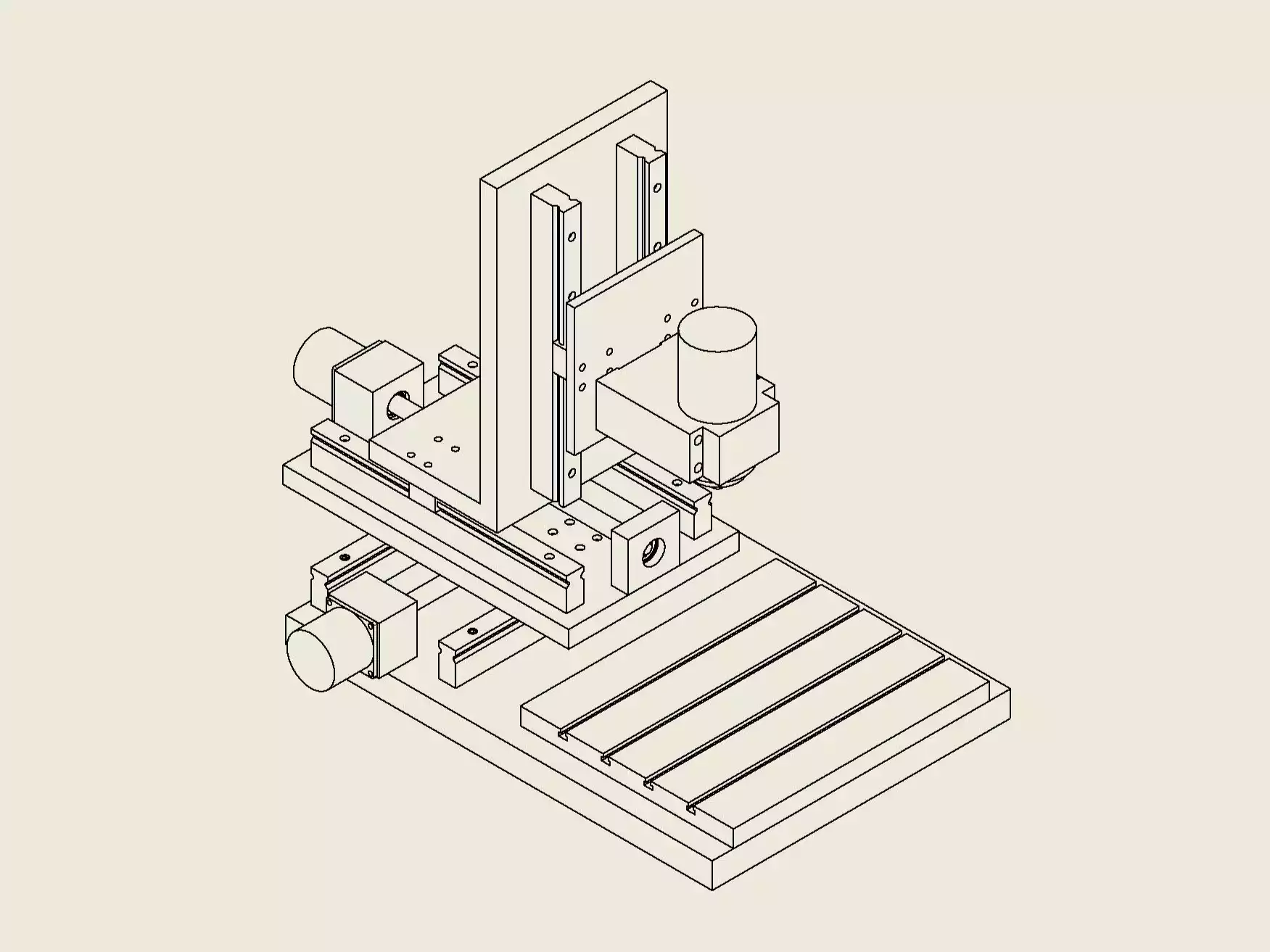 desktop diy milling machine