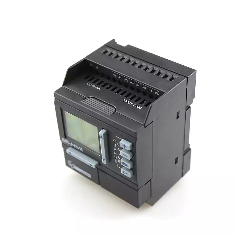 SR-HMI Interface/SR-12MRDC PLC Logic Controller with DC and Relay Functions