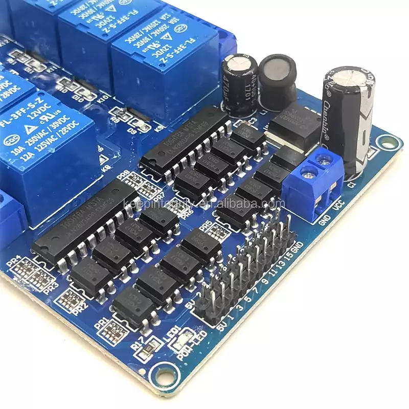 Factory 16 Channel 5V 12V 10A Relay Module Optocoupler Isolated Protection LM2596 Power Control Board Module - Image 4