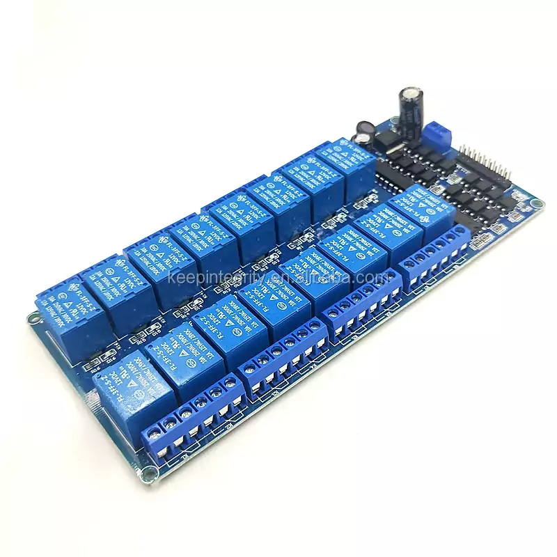 Factory 16 Channel 5V 12V 10A Relay Module Optocoupler Isolated Protection LM2596 Power Control Board Module - Image 6
