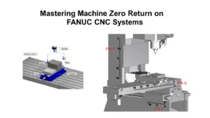 setup Machine-Origin Fanuc milling example
