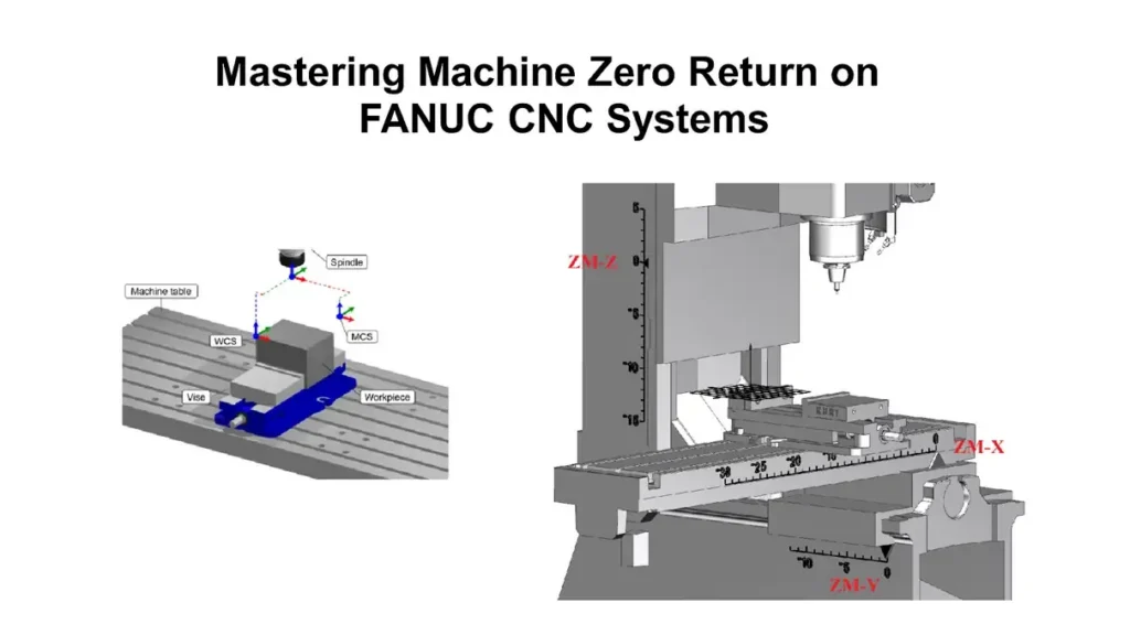 setup Machine-Origin Fanuc milling example