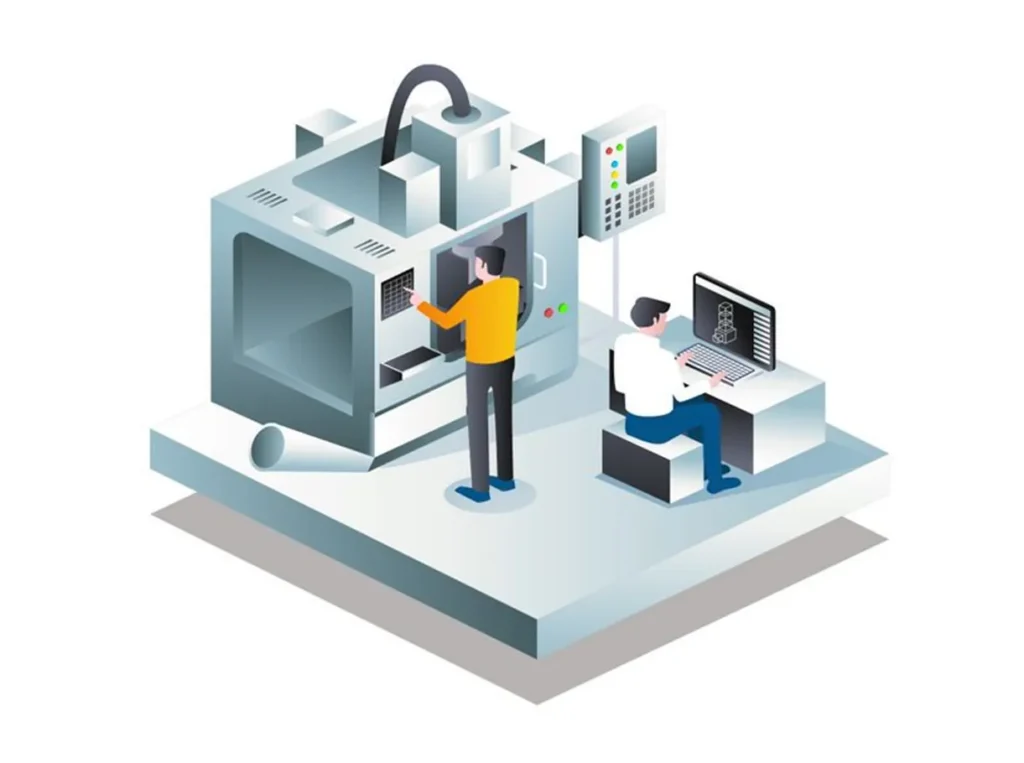 3d designer and cnc machine operator