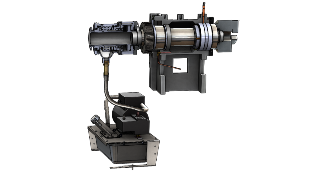 cnc lathe hydraulic Clamping System